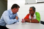 Otmar Szafnauer und Vijay Mallya (Teameigentümer) (Force India) 