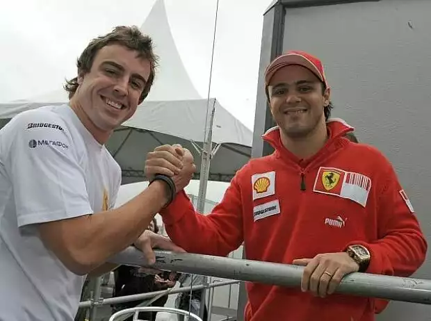 Titel-Bild zur News: Felipe Massa, Fernando Alonso