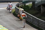 Adrian Sutil, Fernando Alonso, Jarno Trulli 