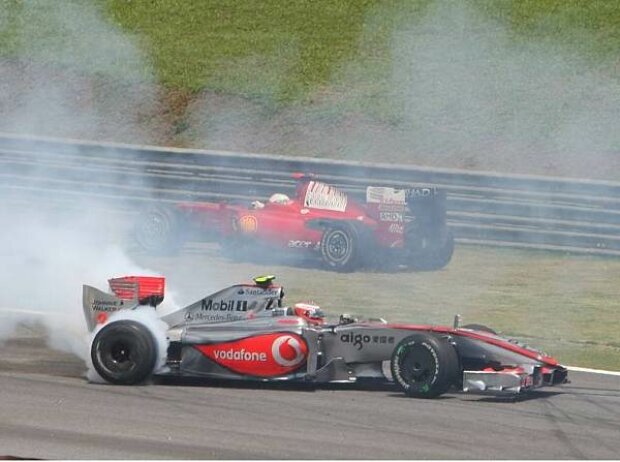Heikki Kovalainen und Giancarlo Fisichella Heikki Kovalainen und Giancarlo Fisichella