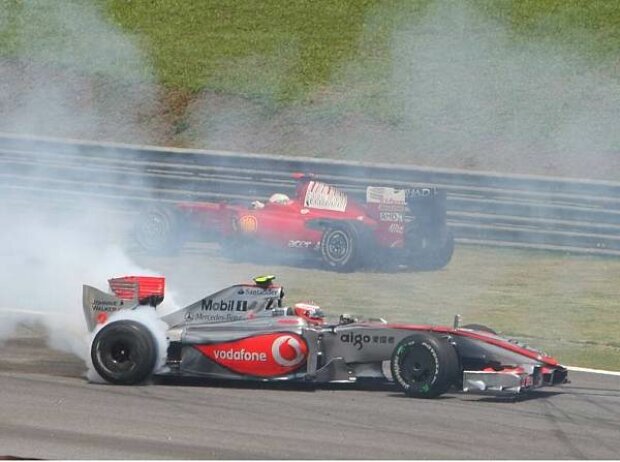 Heikki Kovalainen und Giancarlo Fisichella