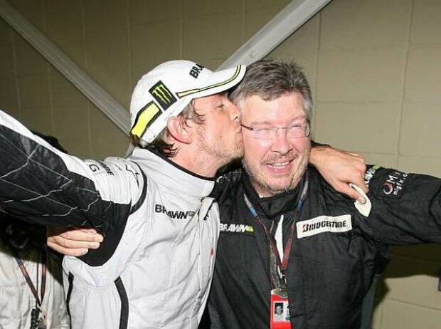 Jenson Button und Ross Brawn Jenson Button und Ross Brawn
