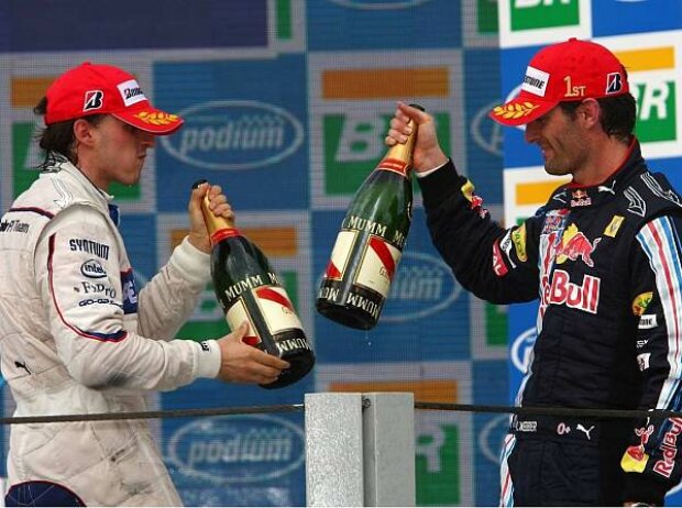 Robert Kubica und Mark Webber