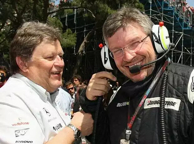 Titel-Bild zur News: Norbert Haug und Ross Brawn