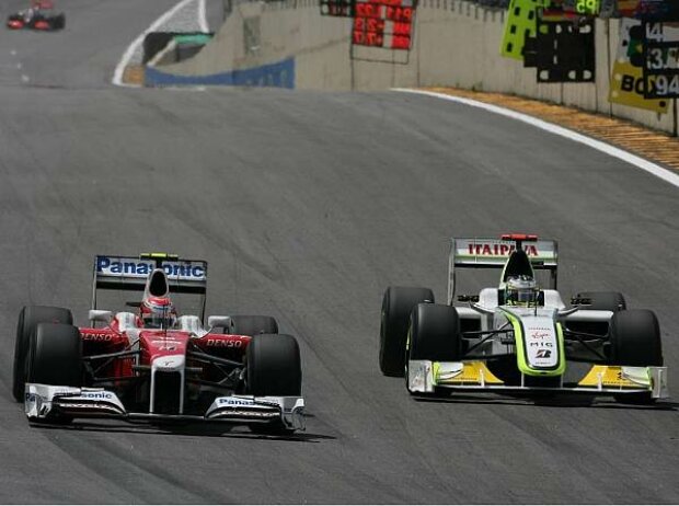 Kamui Kobayashi und Jenson Button Kamui Kobayashi und Jenson Button