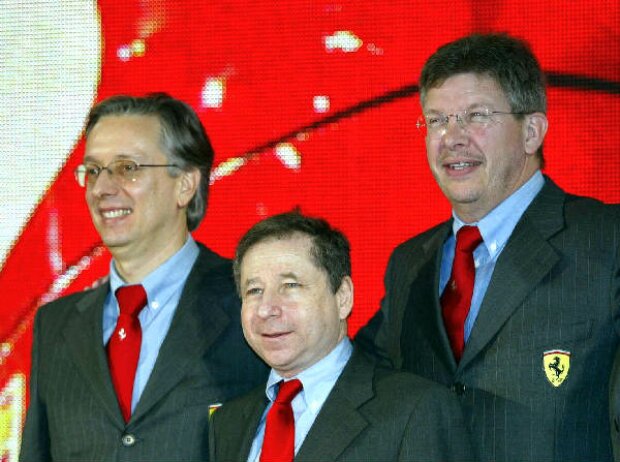 Ross Brawn Jean Todt Paolo Martinelli