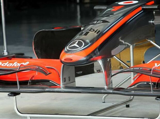 Frontpartie von Lewis Hamilton