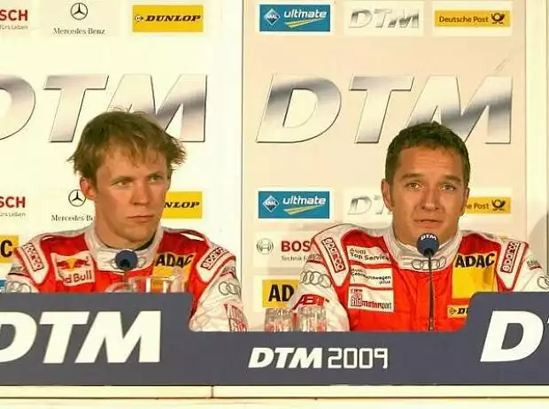 Mattias Ekström, Timo Scheider Titel-Bild zur News: Mattias Ekström, Timo Scheider