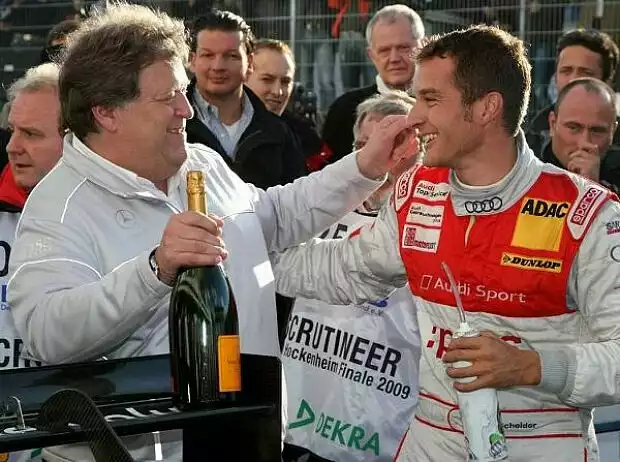 Timo Scheider, Norbert Haug (Mercedes-Motorsportchef) Titel-Bild zur News: Timo Scheider, Norbert Haug (Mercedes-Motorsportchef)