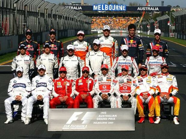 Titel-Bild zur News: Formel-1-Feld 2009