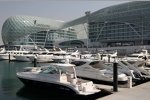 Jachthafen vor dem Yas-Marina-Hotel