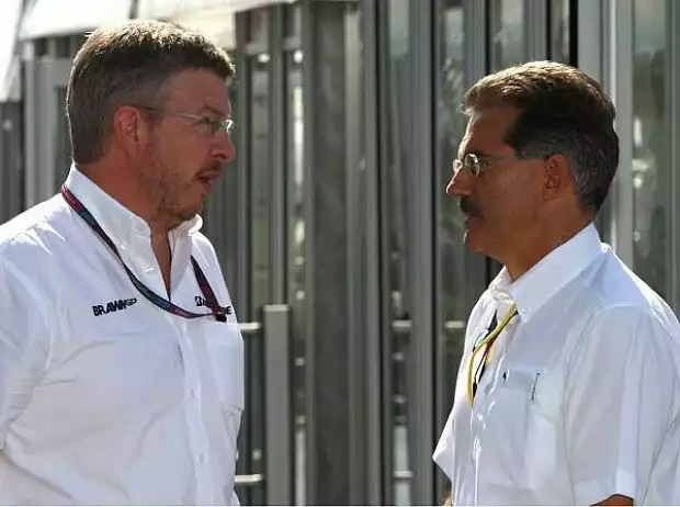 Ross Brawn und Mario Theissen Titel-Bild zur News: Ross Brawn und Mario Theissen