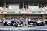 Gruppenfoto beim BMW Sauber F1 Team