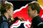 Sebastian Vettel und Christian Horner (Teamchef) (Red Bull) 