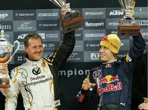 Michael Schumacher und Sebastian Vettel Titel-Bild zur News: Michael Schumacher und Sebastian Vettel