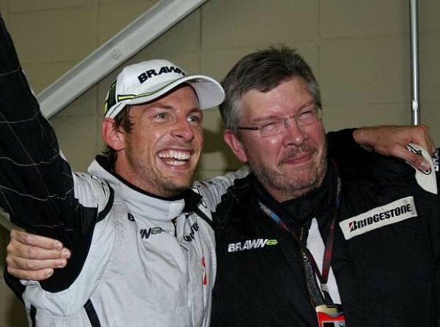 Titel-Bild zur News: Jenson Button und Ross Brawn
