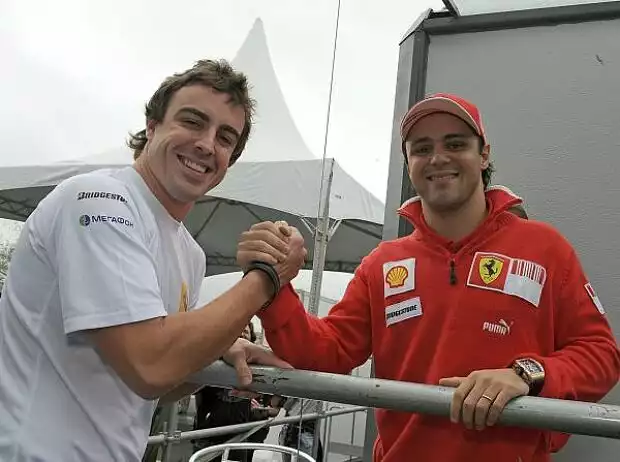 Fernando Alonso und Felipe Massa Titel-Bild zur News: Fernando Alonso und Felipe Massa