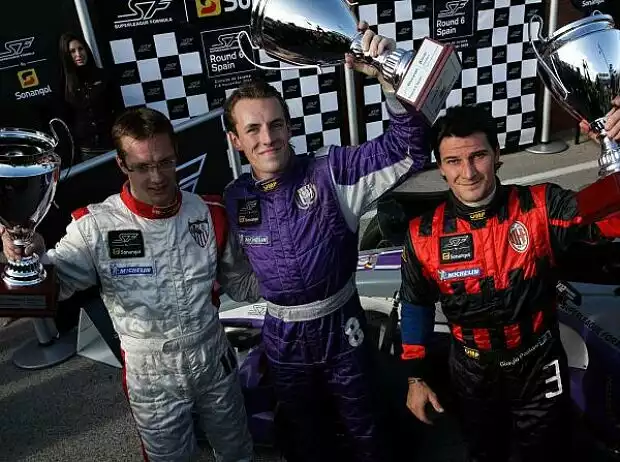 Sébastien Bourdais, Yelmer Buurman und Giorgio Pantano Titel-Bild zur News: Sébastien Bourdais, Yelmer Buurman und Giorgio Pantano