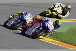 Jorge Lorenzo vor Valentino Rossi (Yamaha)