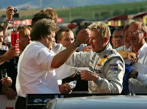 Norbert Haug und Mika Häkkinen Titel-Bild zur News: Norbert Haug und Mika Häkkinen