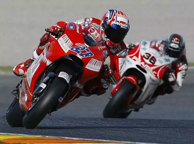 Casey Stoner, Mika Kallio Titel-Bild zur News: Casey Stoner, Mika Kallio