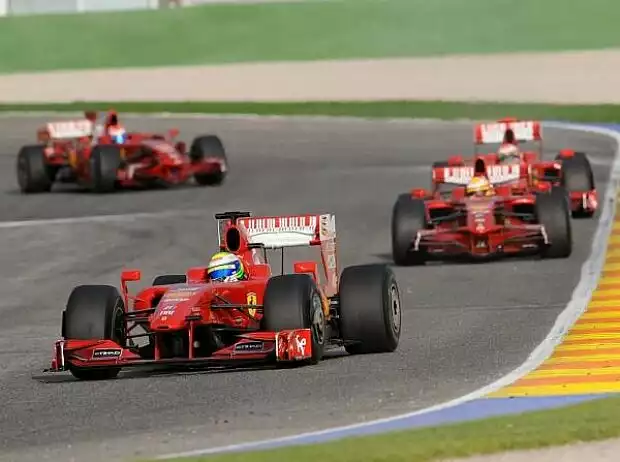 Felipe Massa, Marc Gené, Giancarlo Fisichella, Luca Badoer Titel-Bild zur News: Felipe Massa, Marc Gené, Giancarlo Fisichella, Luca Badoer