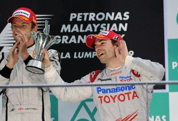  ~Timo Glock profitierte vom Abbruch in Kuala Lumpur, war phasenweise sensationell schnell unterwegs und fuhr als Dritter auf das Podium~  Panasonic Toyota Racing Toyota    