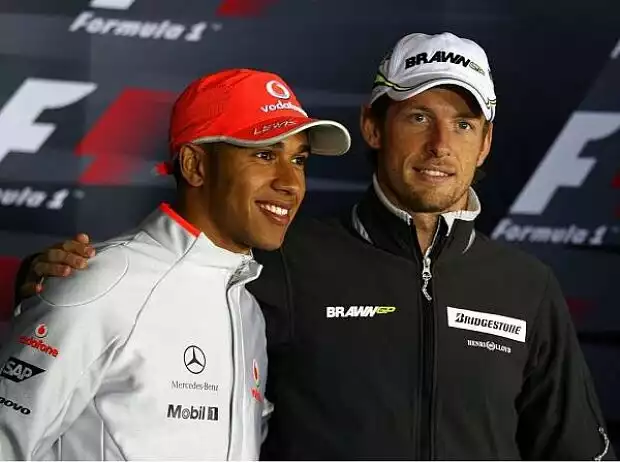 Titel-Bild zur News: Lewis Hamilton und Jenson Button