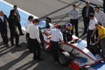 Mark Webber (Red Bull) testet den neuen GP2-Boliden