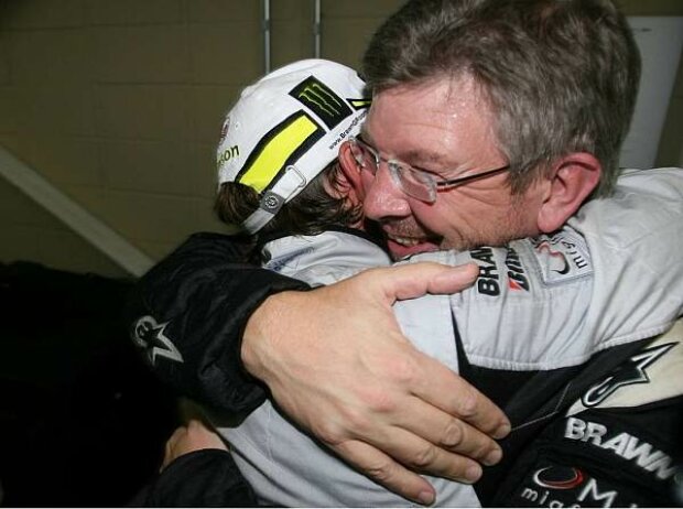 Jenson Button und Ross Brawn