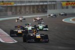 Bis auf Lewis Hamilton hatte Sebastian Vettel in Abu Dhabi alle sicher im Griff