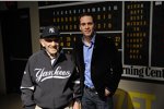 Jimmie Johnson (Hendrick) und Baseball-Legende Yogi Berra