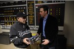 Jimmie Johnson (Hendrick) und Baseball-Legende Yogi Berra