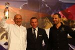 WTCC-Promoter Marcello Lotti mit Gabriele Tarquini und Yvan Muller (SEAT)