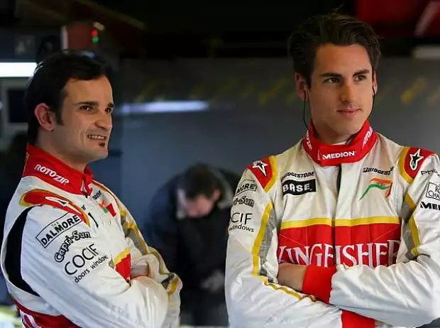 Vitantonio Liuzzi und Adrian Sutil Titel-Bild zur News: Vitantonio Liuzzi und Adrian Sutil