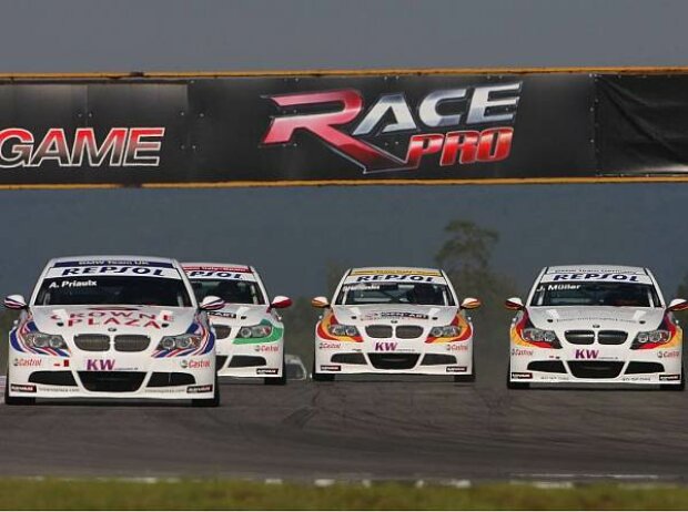 Andy Priaulx, Alessandro Zanardi, Jörg Müller, Sergio Hernandez Andy Priaulx, Alessandro Zanardi, Jörg Müller, Sergio Hernandez