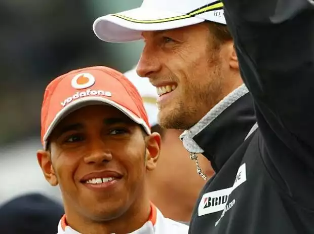 Jenson Button, Lewis Hamilton Titel-Bild zur News: Jenson Button, Lewis Hamilton