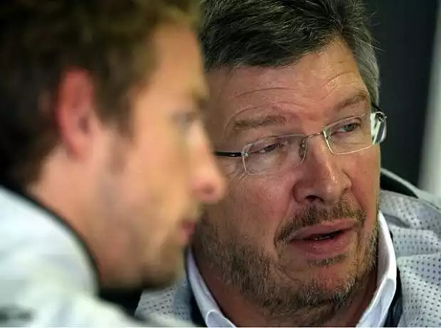 Jenson Button und Ross Brawn Titel-Bild zur News: Jenson Button und Ross Brawn