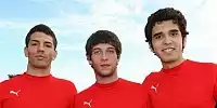 Marco Zipoli, Daniel Zampieri und Pablo Sánchez López