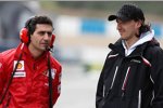 Robert Kubica (Renault) zu Besuch bei Ferrari