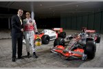 TAG-Heuer-Präsident Jean-Christophe Babin und Lewis Hamilton