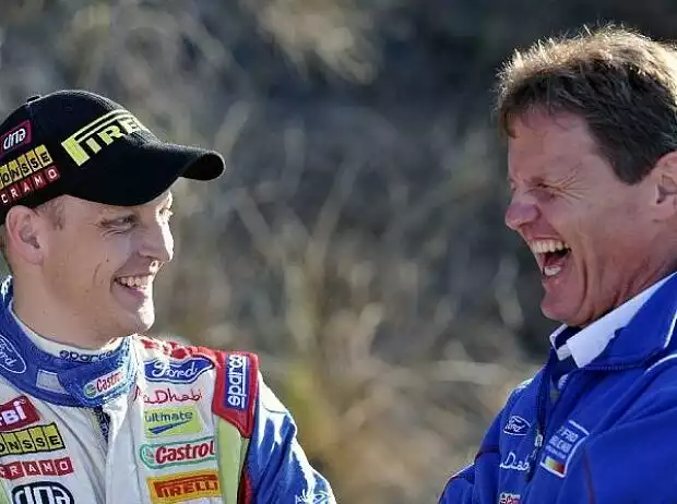 Titel-Bild zur News: Malcolm Wilson (Ford-Teamchef), Mikko Hirvonen