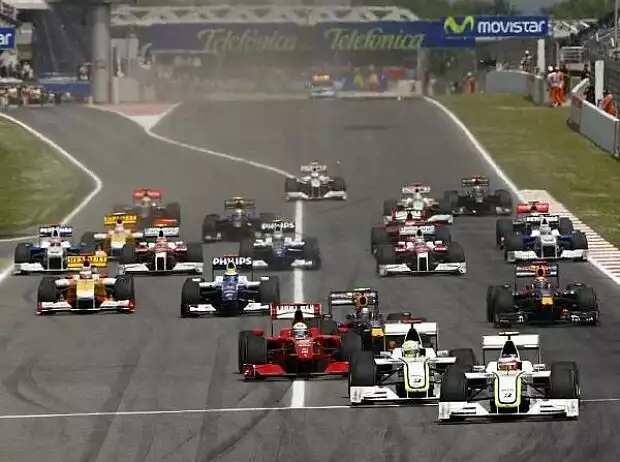 Felipe Massa, Jenson Button, Rubens Barrichello, Sebastian Vettel Titel-Bild zur News: Felipe Massa, Jenson Button, Rubens Barrichello, Sebastian Vettel