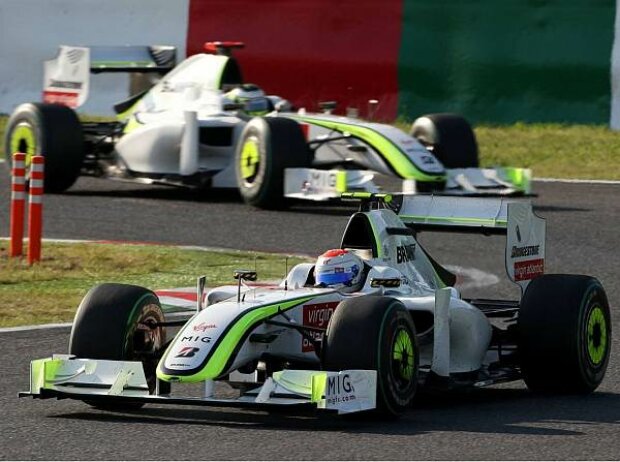 Rubens Barrichello und Jenson Button Rubens Barrichello und Jenson Button