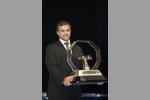 Beste Rennorganisation 2009: Abdulla Khouri nimmt die Trophäe für Abu Dhabi entgegen