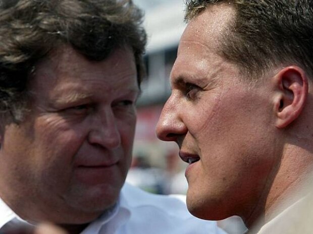 Norbert Haug und Michael Schumacher