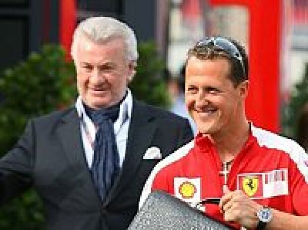 Michael Schumacher und Willi Weber Michael Schumacher und Willi Weber