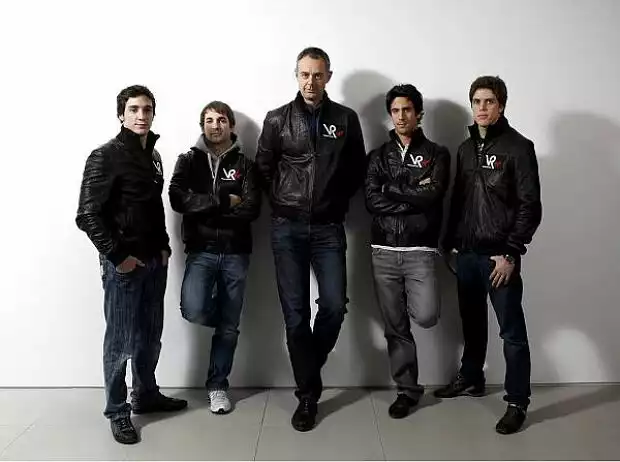 Álvaro Parente, Timo Glock, Nick Wirth, Lucas di Grassi und Luiz Razia Titel-Bild zur News: Álvaro Parente, Timo Glock, Nick Wirth, Lucas di Grassi und Luiz Razia