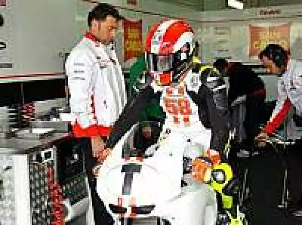 Marco Simoncelli Titel-Bild zur News: Marco Simoncelli