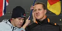 Sebastian Vettel und Michael Schumacher